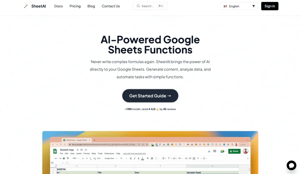 SheetAI ai